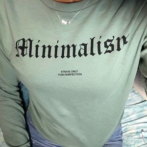 “Minimalism” tee